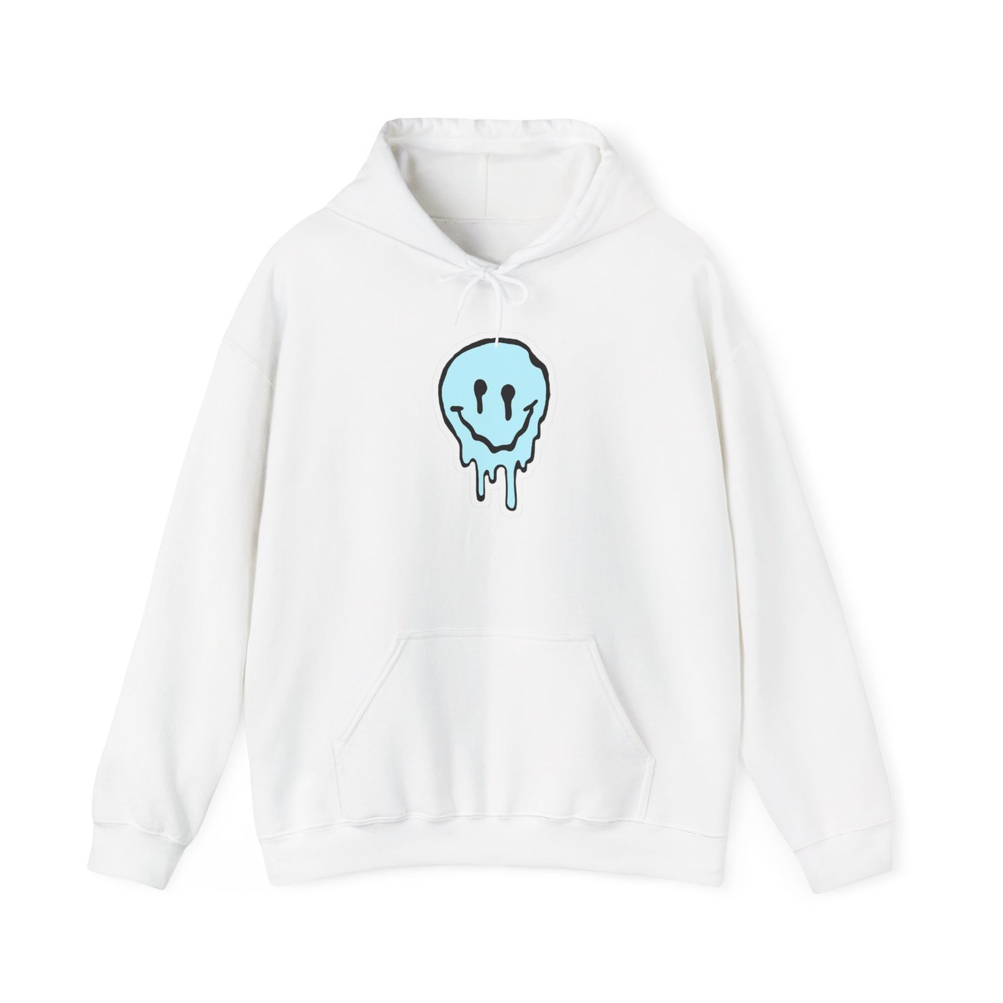 Blue Melting Face Unisex Hoodie