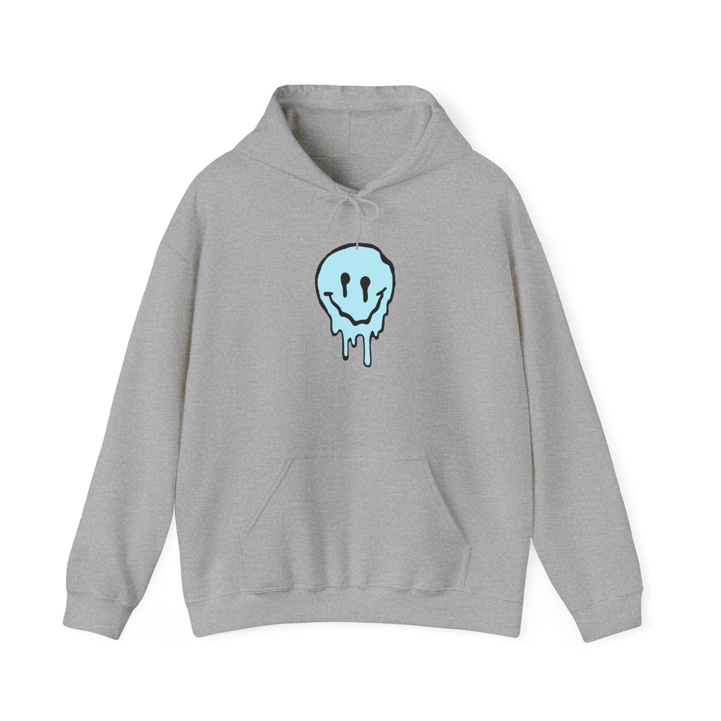 Blue Melting Face Unisex Hoodie