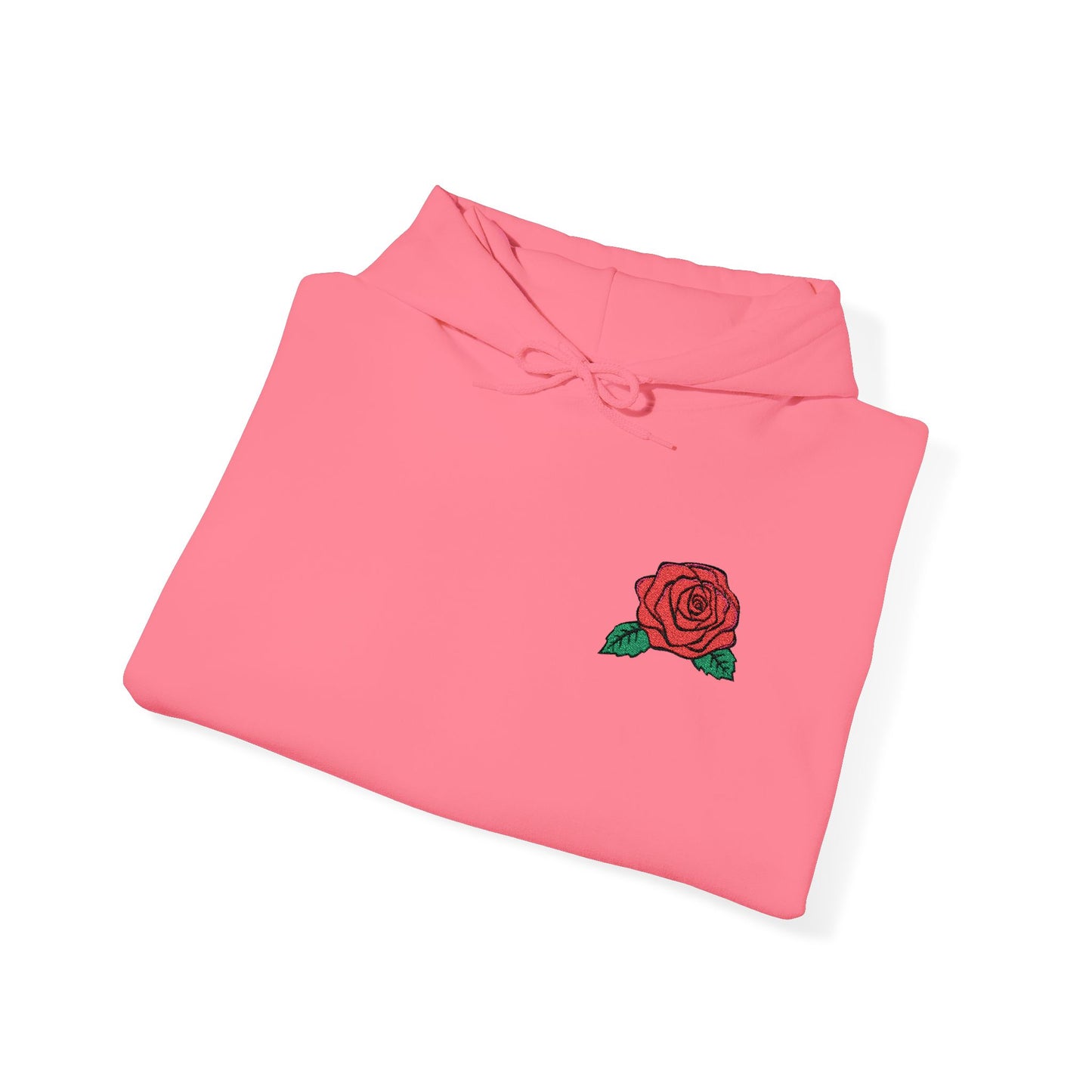 Rose Embroidered Design Unisex Hoodie