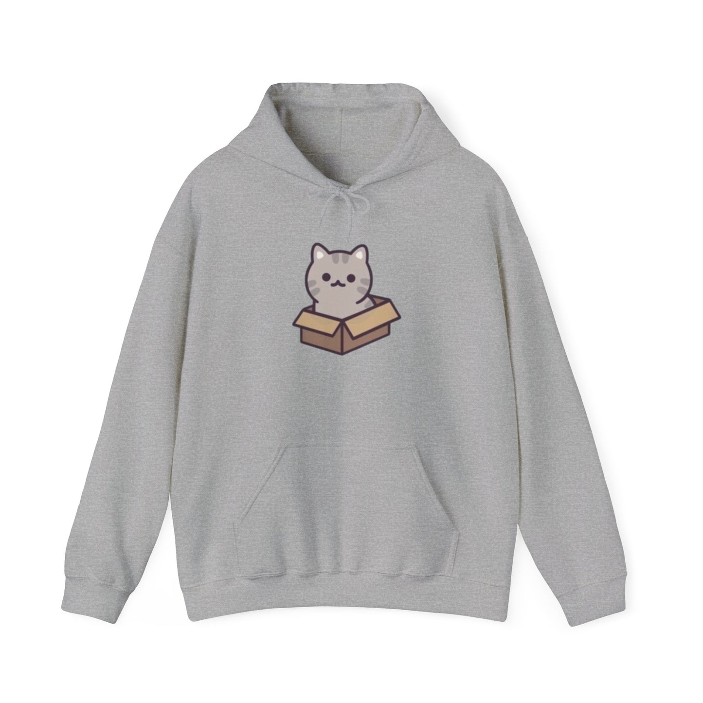 Cute Cat in Box Unisex Hoodie