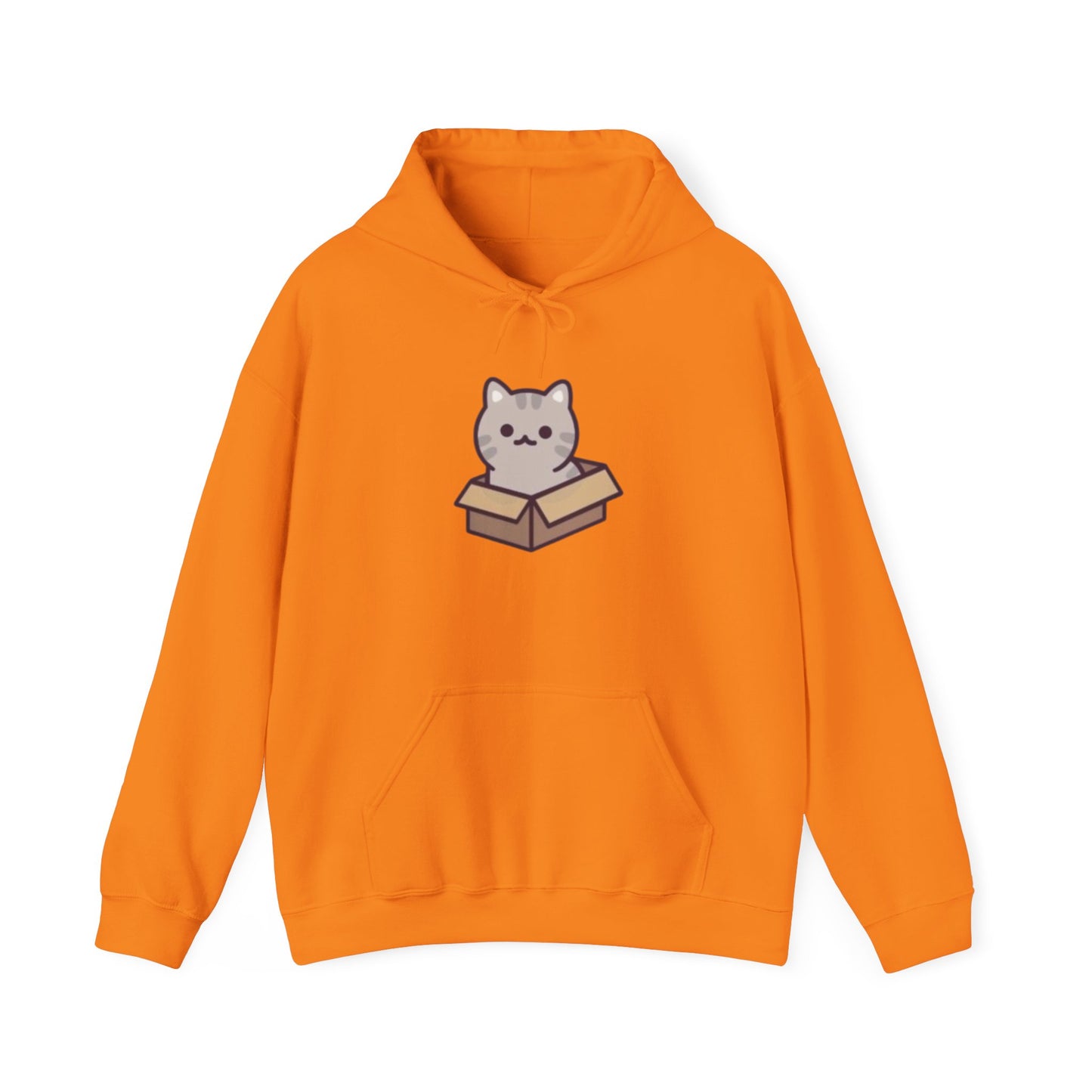 Cute Cat in Box Unisex Hoodie