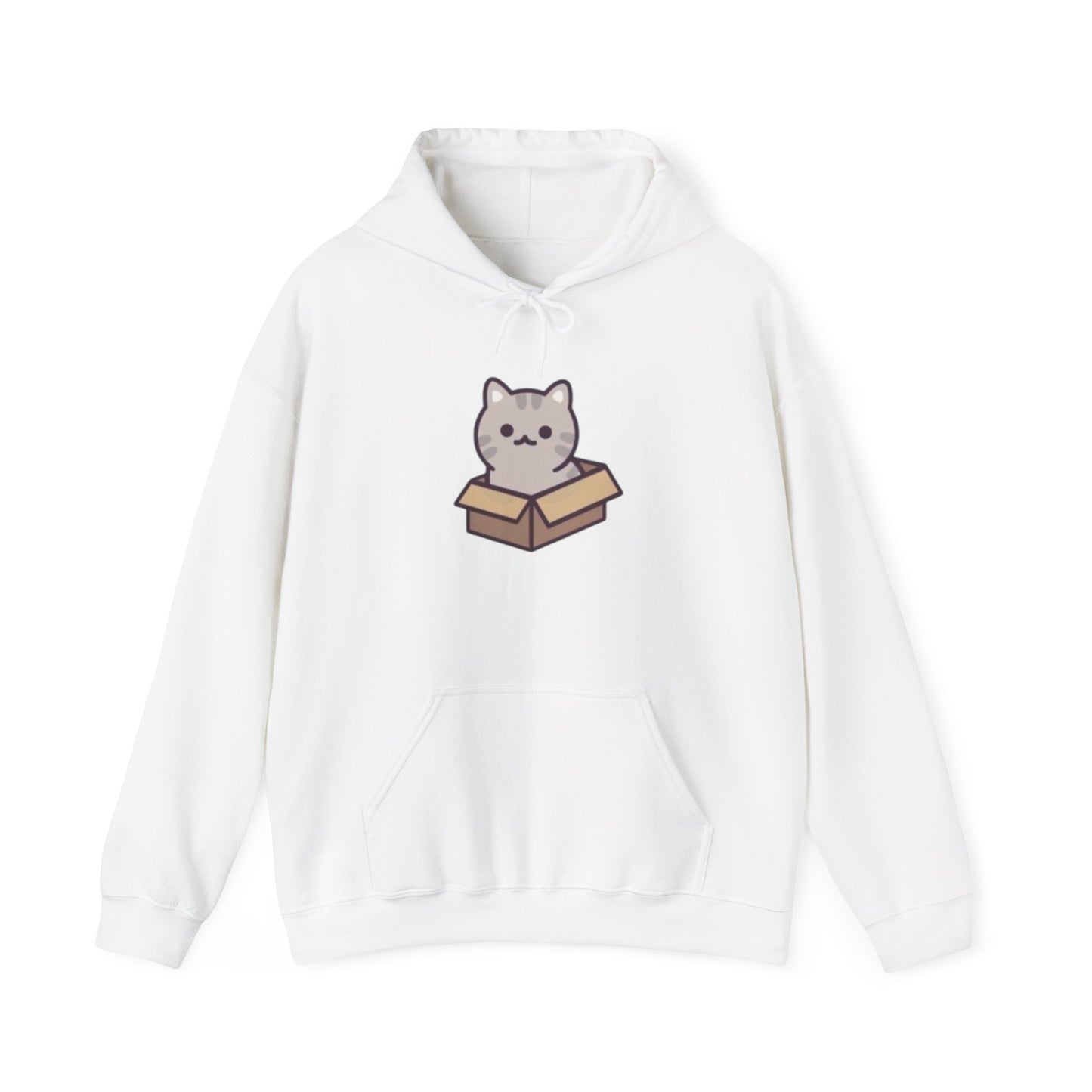 Cute Cat in Box Unisex Hoodie