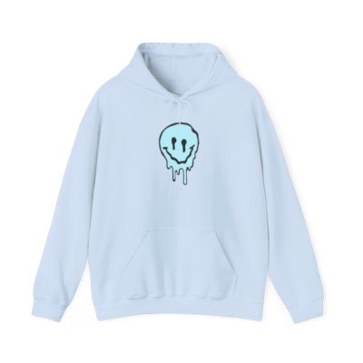 Blue Melting Face Unisex Hoodie